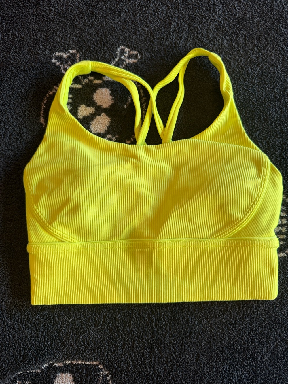 Lulu Long Line Ribbed Energy Bra